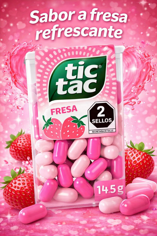 Tic tac fresa 🍓