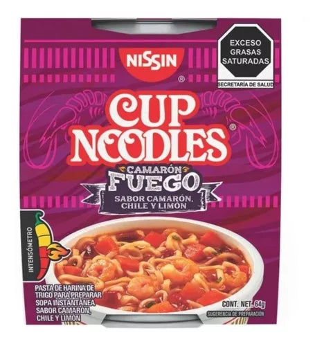 Nissin Cup Noodles Sopas Picosas