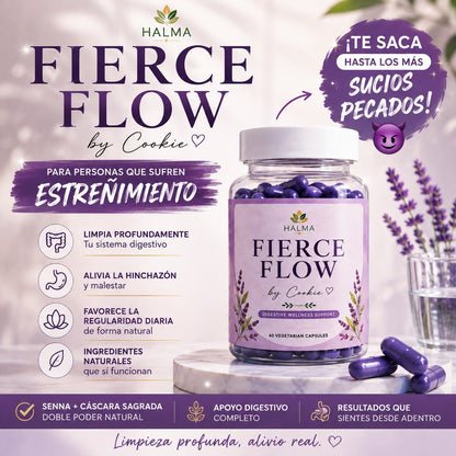 Halma X Cookie Fierce Flow Detox Pills