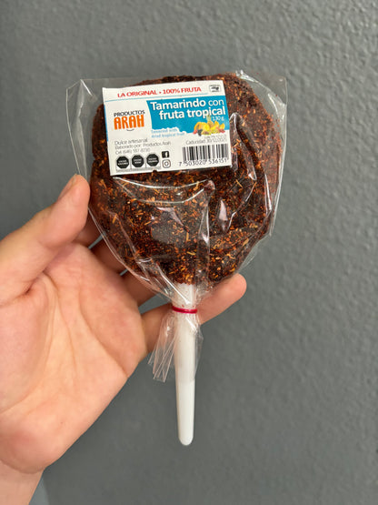 Paletas de tamarindo combinadas