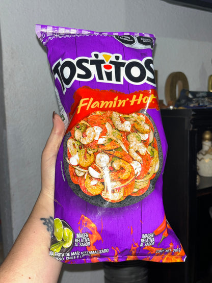 Sabritas Tostitos Xtra Flamin Hot