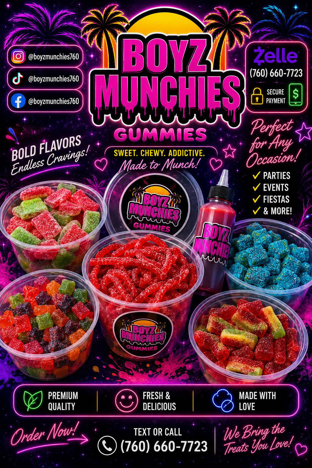 Boyz Munchiez Gomitas Enchiladas