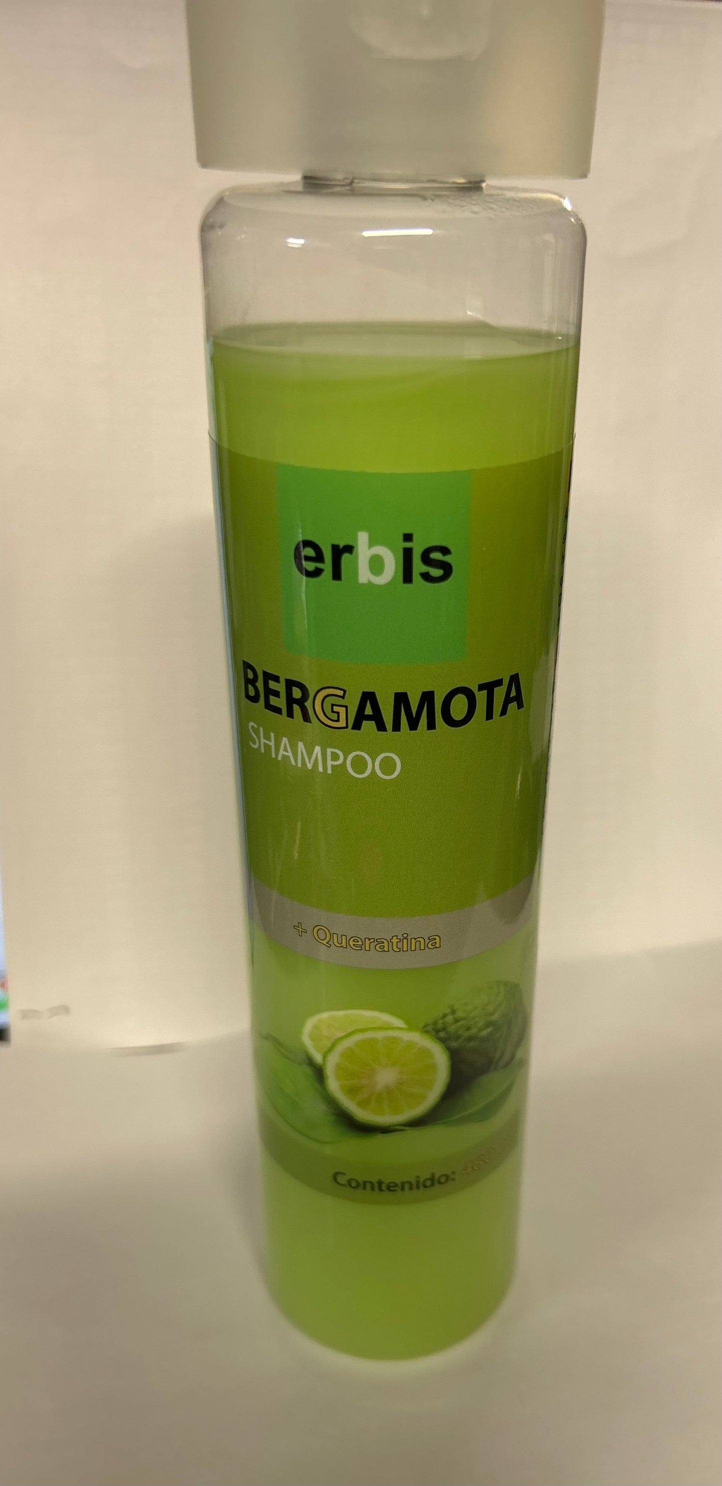 Erbis Bergamota Shampoo + Queratina 480 ml