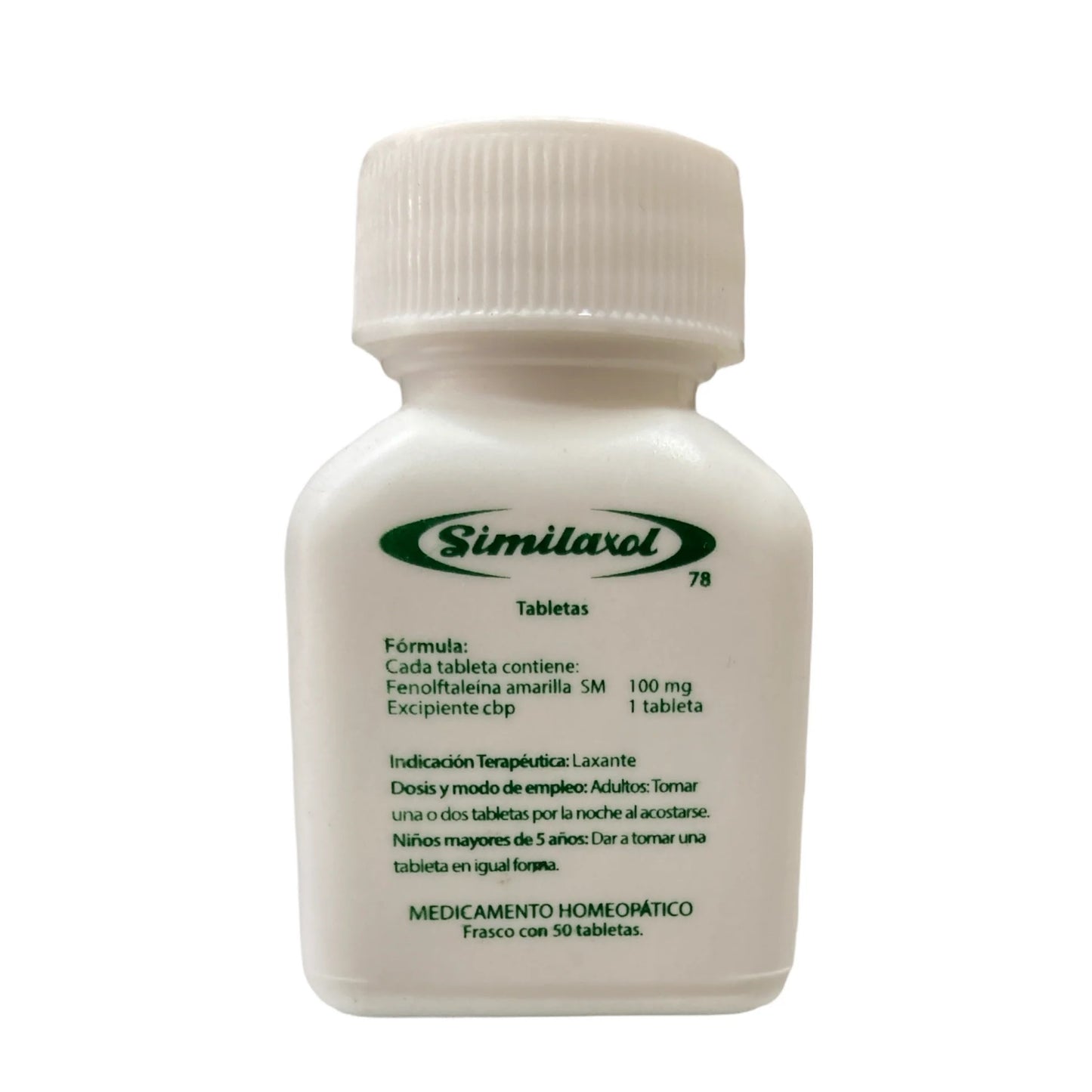 Similaxol 100 mg Laxative Tablets - 50 Count