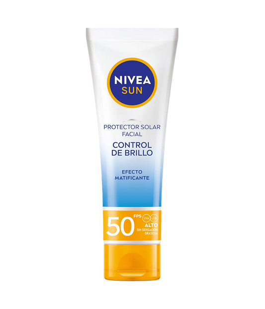 PROTECTOR SOLAR FACIAL NIVEA SUN CONTROL DE BRILLO FPS50+ 50 ML